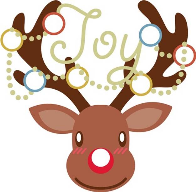 Picture of Reindeer Joy SVG File