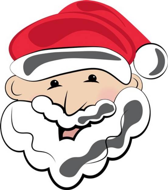 Picture of Santa Head SVG File