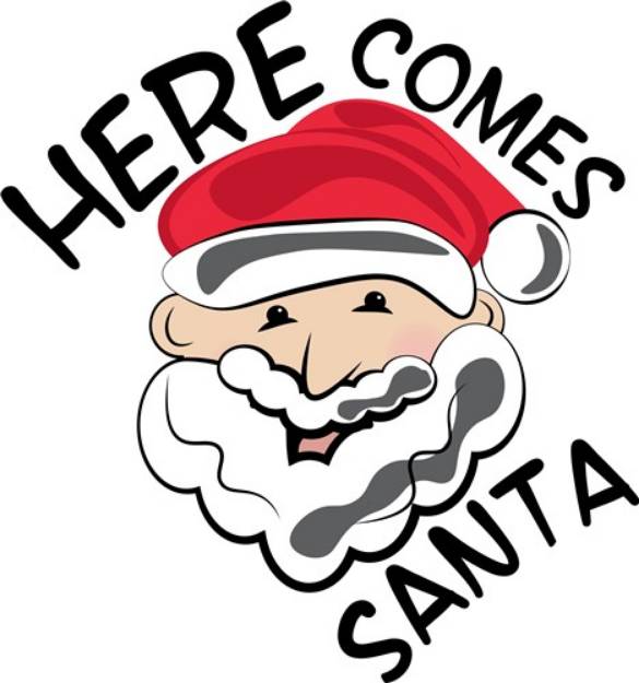 Picture of Here Comes Santa SVG File