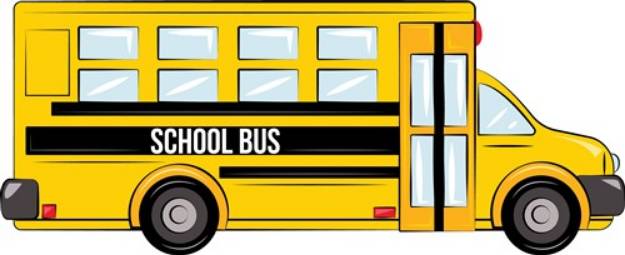 Picture of School Bus SVG File