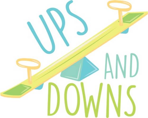 Picture of Ups And Downs SVG File