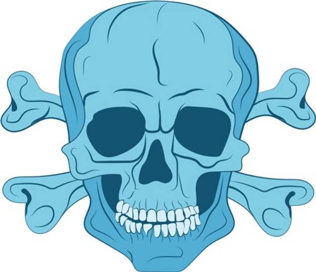 Picture of Skull & Crossbones SVG File