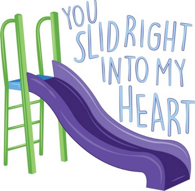 Picture of Slid Into My Heart SVG File