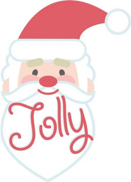 Picture of Jolly Santa SVG File
