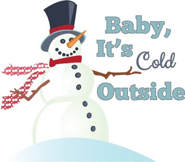 Picture of Its Cold Outside SVG File