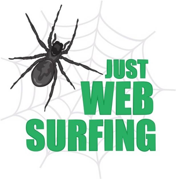 Picture of Just Web Surfing SVG File