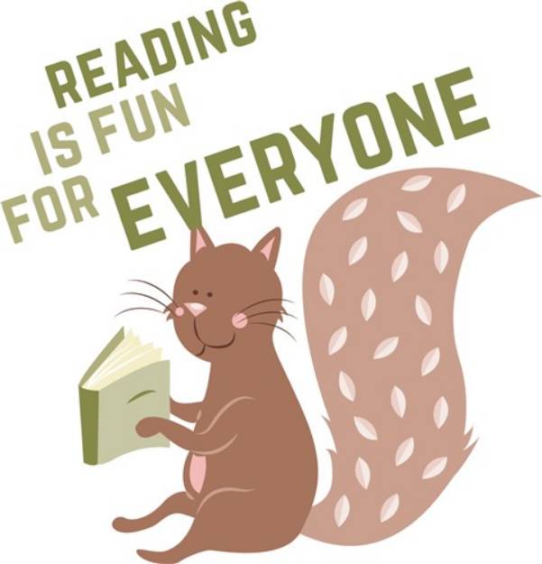 Picture of Reading Is Fun SVG File