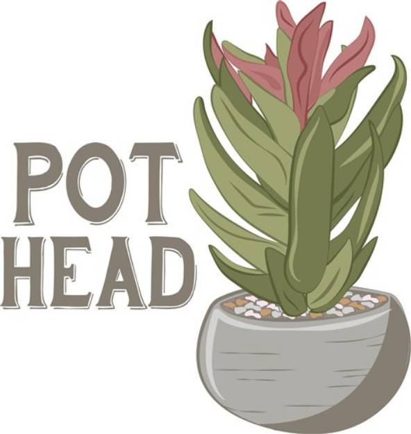 Picture of Pot Head SVG File
