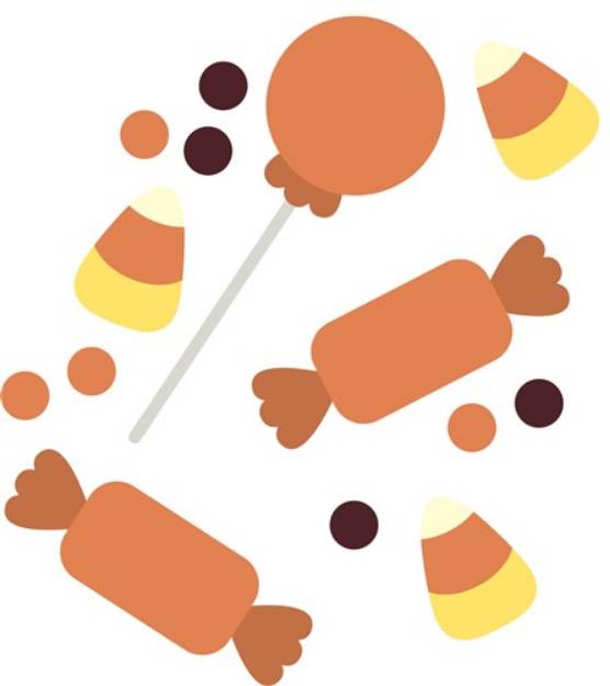 Picture of Halloween Candy SVG File