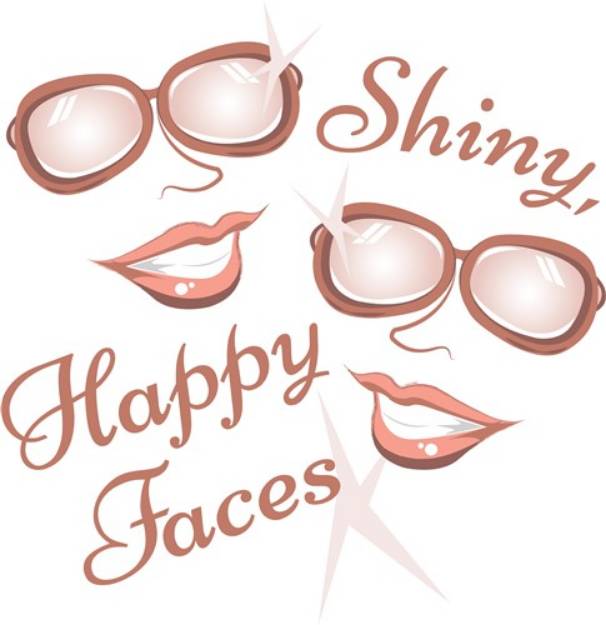 Picture of Happy Faces SVG File