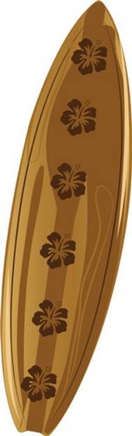 Picture of Surf Board SVG File