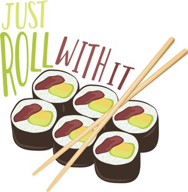 Picture of Sushi Roll SVG File