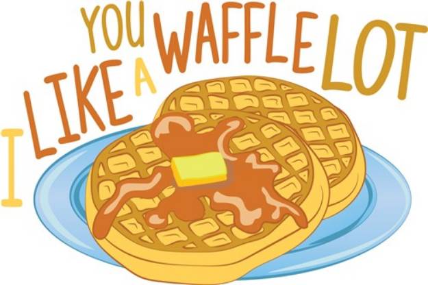 Picture of A Waffle Lot SVG File