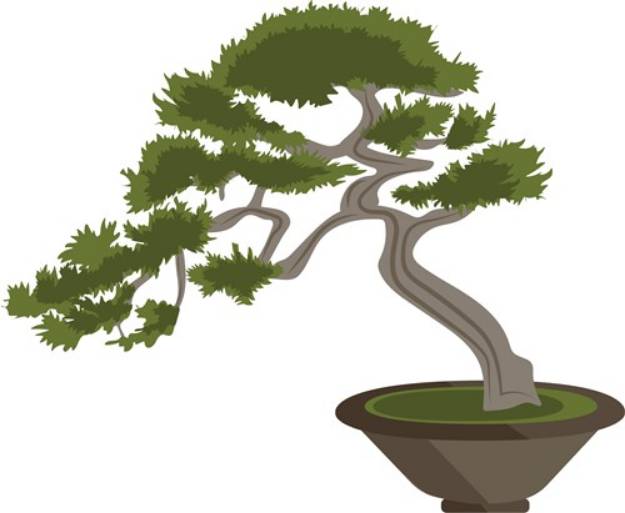 Picture of Bonsai Tree SVG File