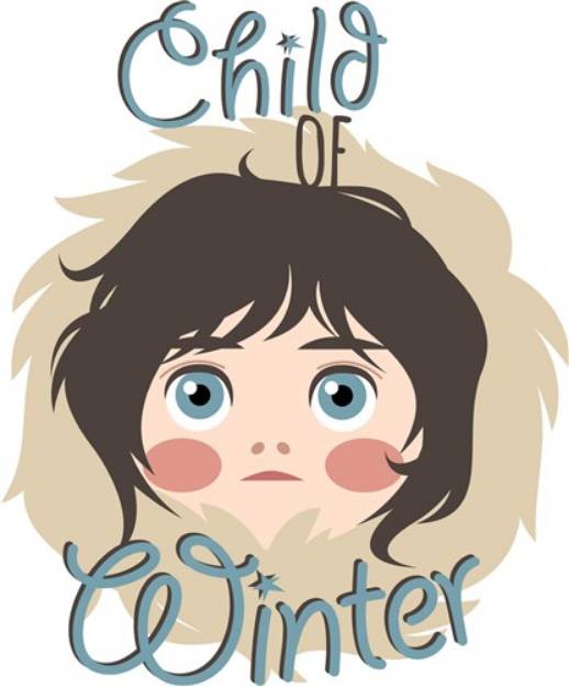 Picture of Child Of Winter SVG File