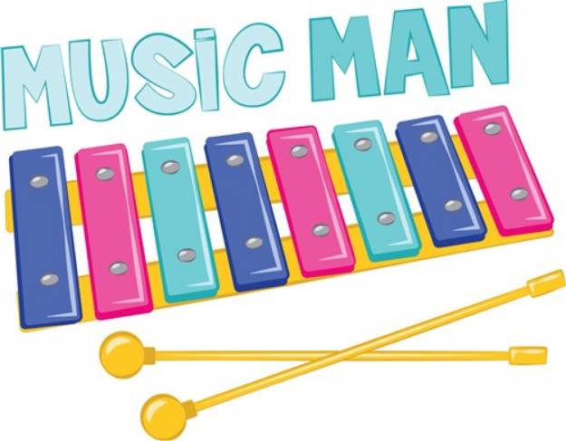 Picture of Music Man SVG File