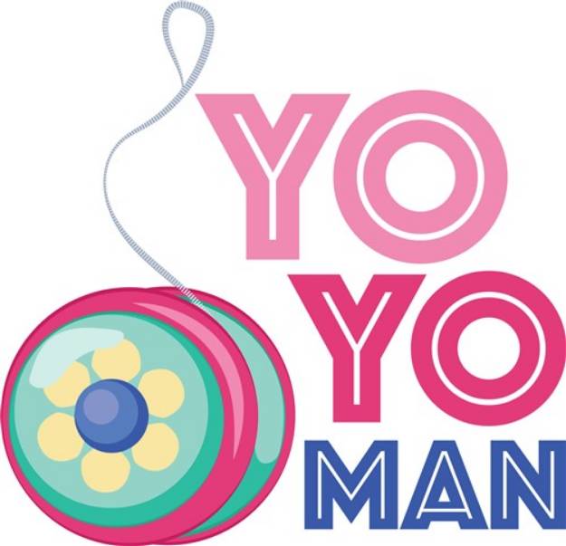 Picture of Yo Yo Man SVG File
