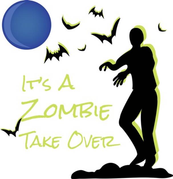 Picture of Zombie Take Over SVG File