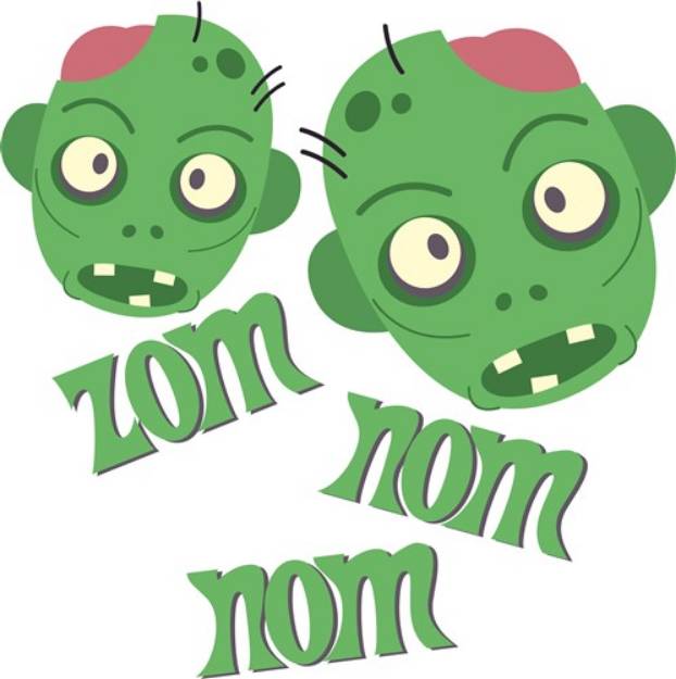 Picture of Zom Nom Nom SVG File