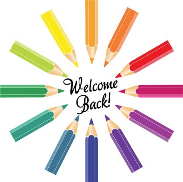 Picture of Welcome Back! SVG File