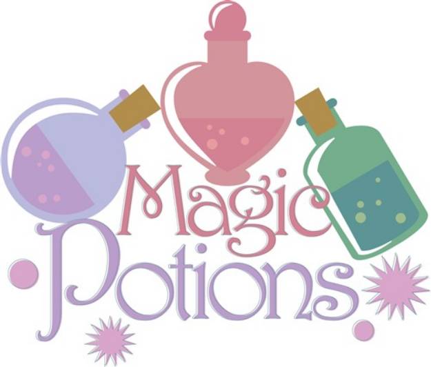 Picture of Magic Potions SVG File