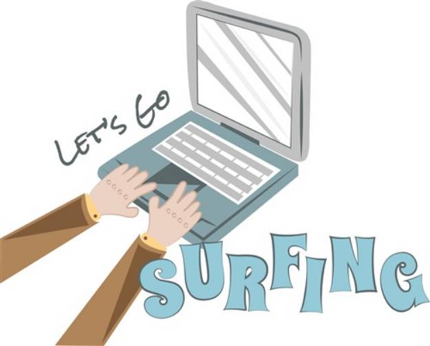 Picture of Lets Go Surfing SVG File