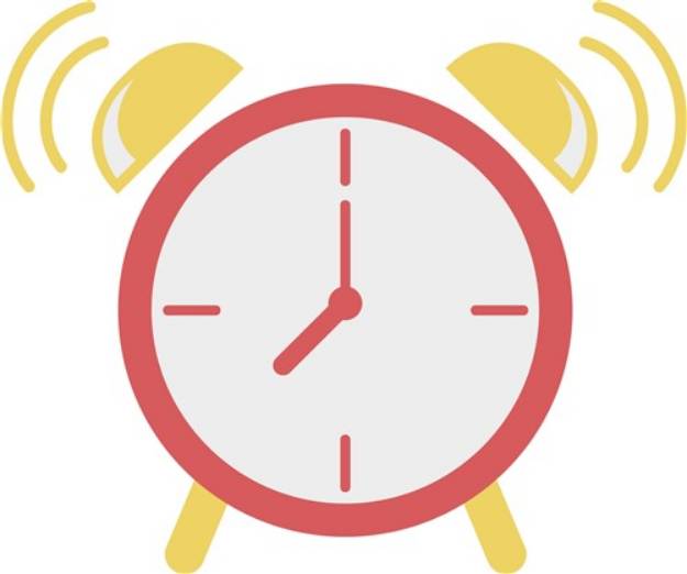 Picture of Alarm Clock SVG File