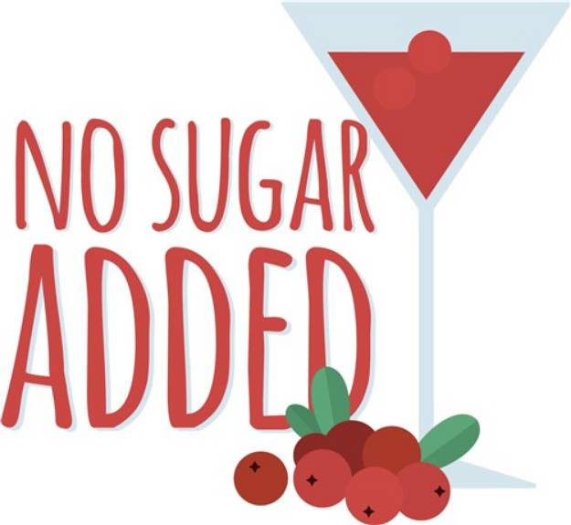 Picture of No Sugar Added SVG File