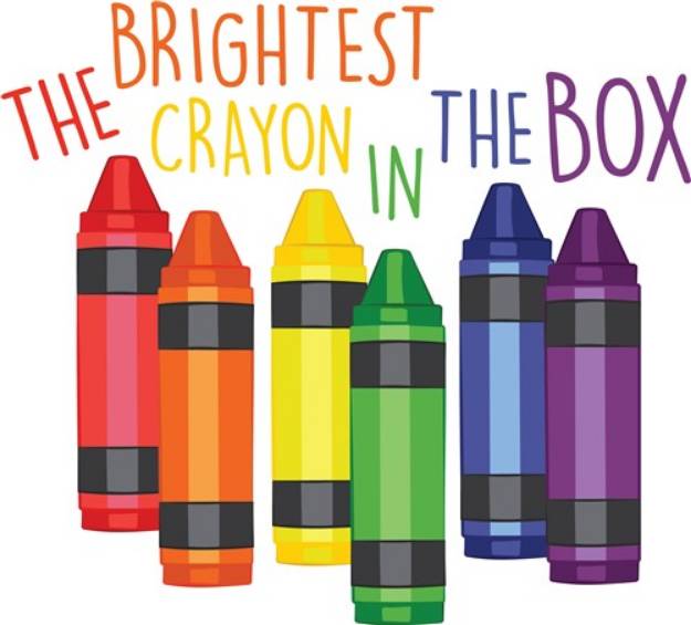 Picture of Brightest Crayon SVG File