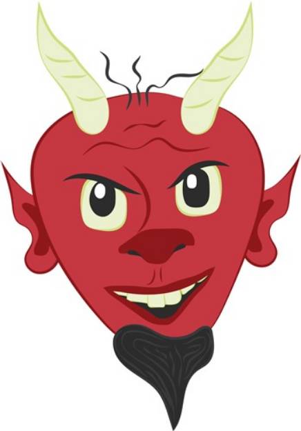 Picture of Devil Head SVG File