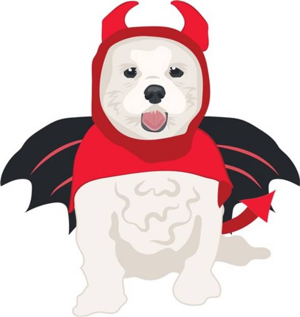 Picture of Devil Dog SVG File