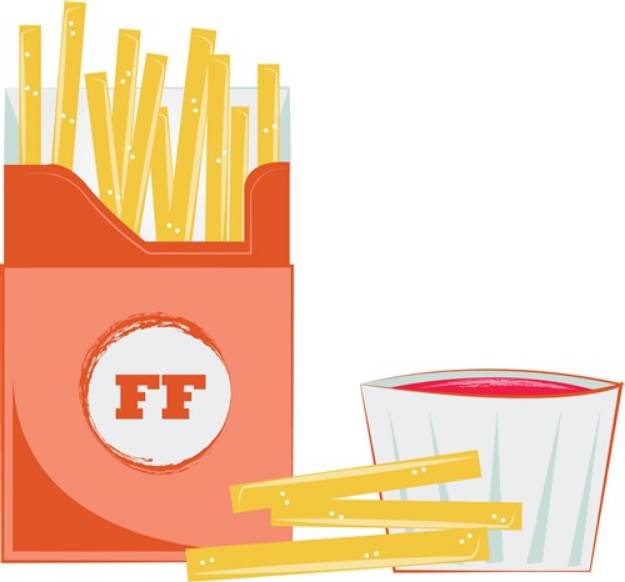 Picture of French Fries SVG File