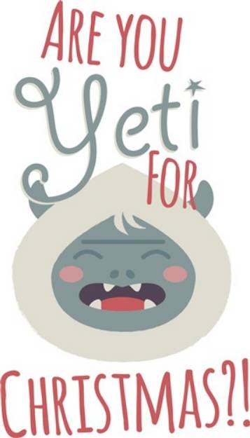 Picture of Yeti For Christmas? SVG File