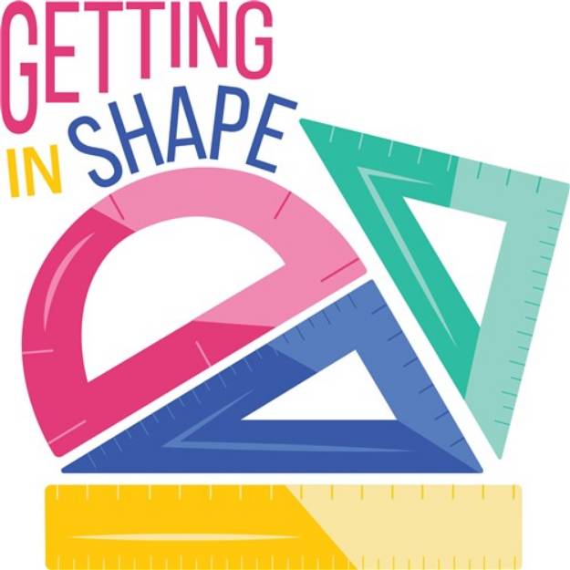 Picture of Getting In Shape SVG File