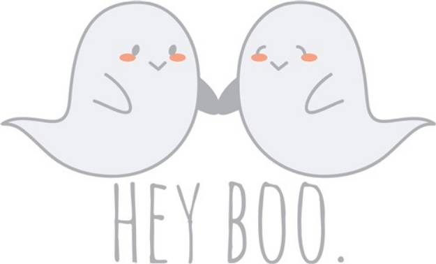 Picture of Hey Boo SVG File
