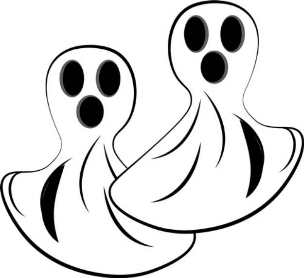 Picture of Ghosts SVG File