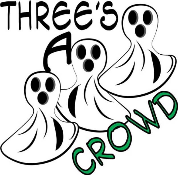 Picture of Threes A Crowd SVG File