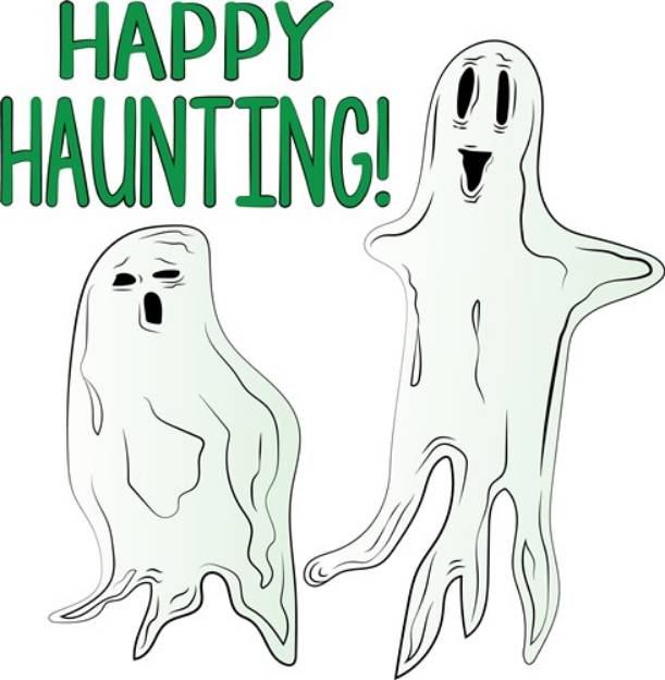 Picture of Happy Haunting SVG File