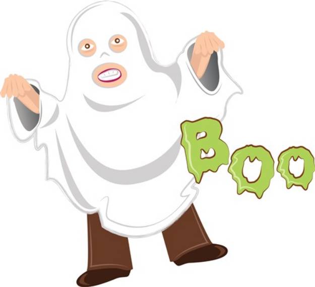 Picture of Boo Costume SVG File