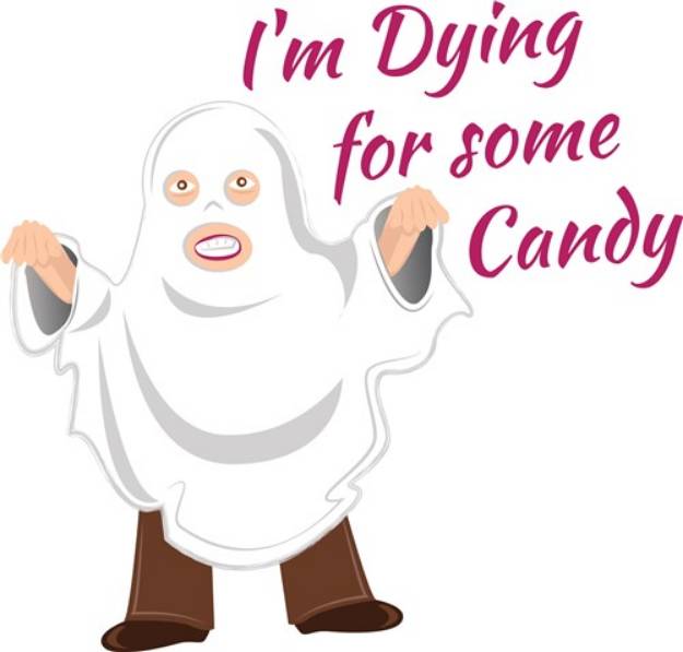 Picture of Dying For Candy SVG File