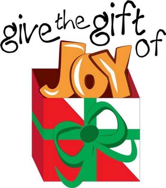 Picture of Give The Gift Of Joy SVG File