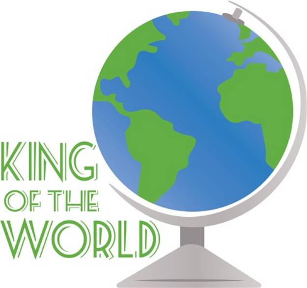 Picture of King Of The World SVG File