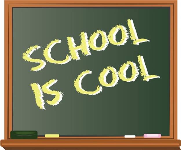 Picture of School Is Cool SVG File
