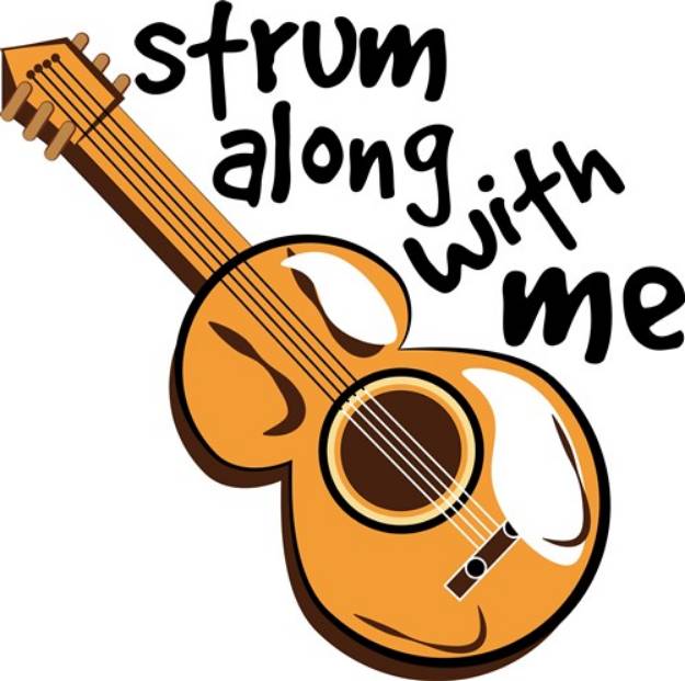 Picture of Strum Along With Me SVG File