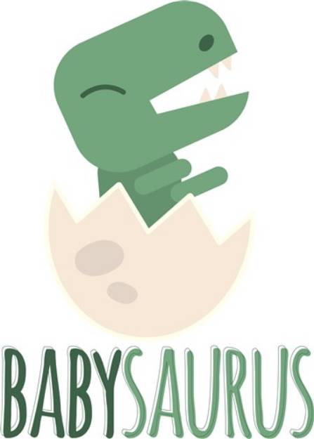 Picture of Babysaurus SVG File