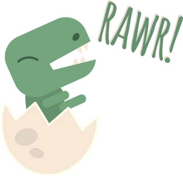 Picture of Dinosaur Rawr SVG File