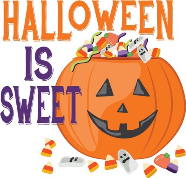 Picture of Halloween Is Sweet SVG File