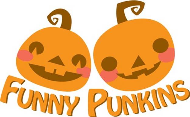 Picture of Funny Pumpkins SVG File