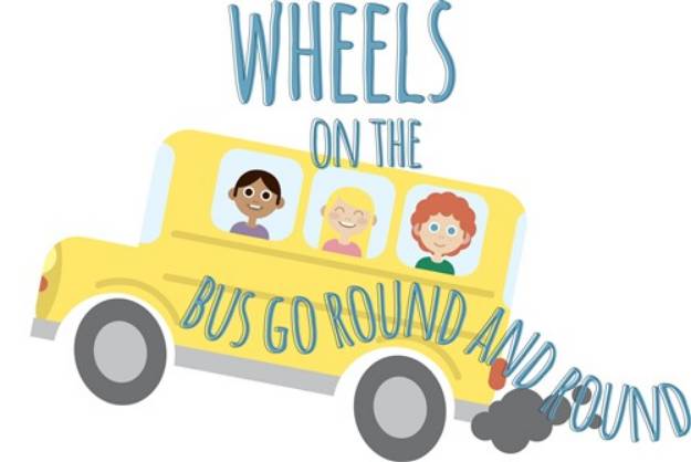 Picture of Wheels On The Bus SVG File