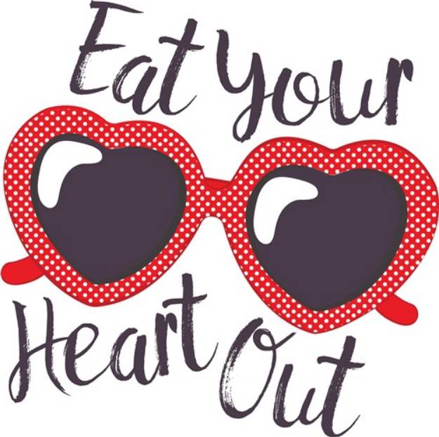 Picture of Eat Your Heart Out SVG File